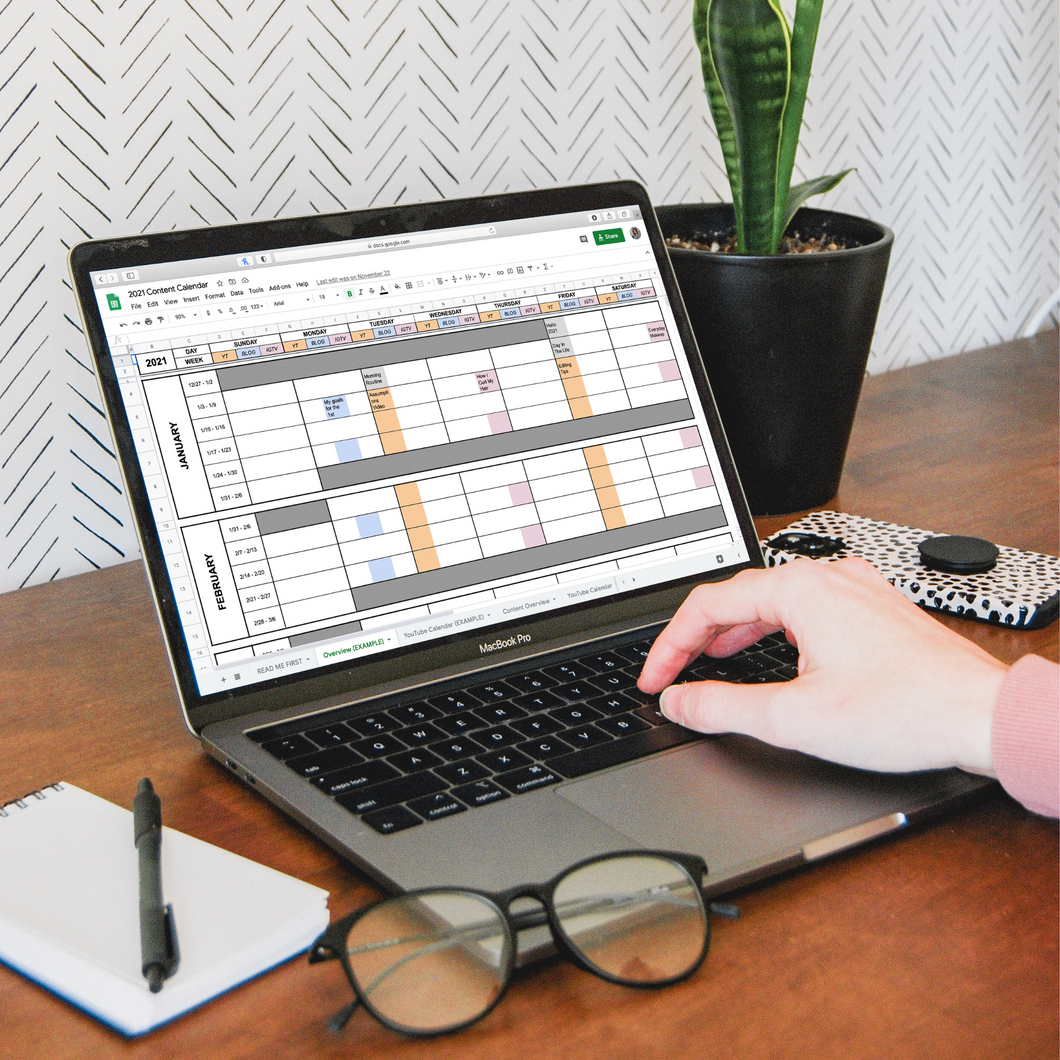 Cathrin's Content Calendar Template