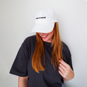Doin' It For Me Hat - White